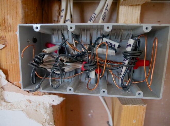 Electrical code violation repair