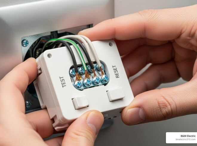 GFCI outlet install