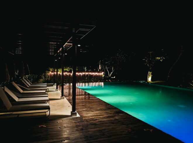pool area lighting torrance