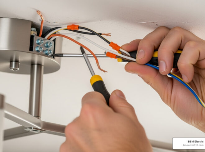 Wiring light fixtures