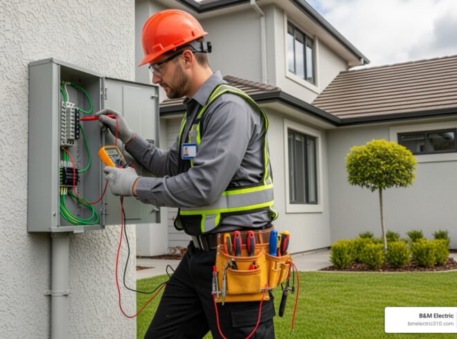 emergency outdoor electrical in manhattan beach, ca