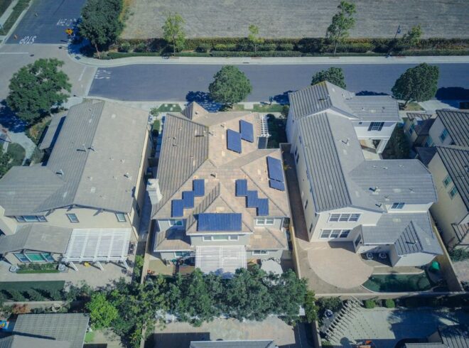solar panels on South Bay home rooftop summer production